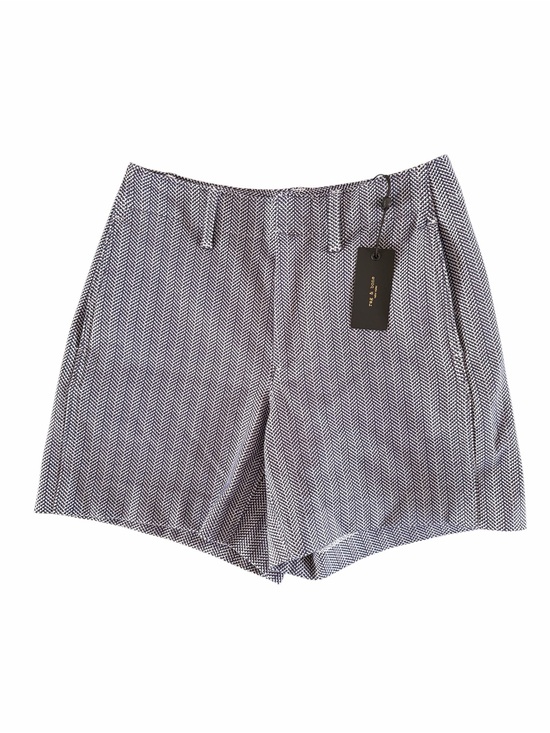 rag & bone Pants - NWT rag & bone Navy and white Elvy Relaxed Tailored Shorts sz 00 (xs)